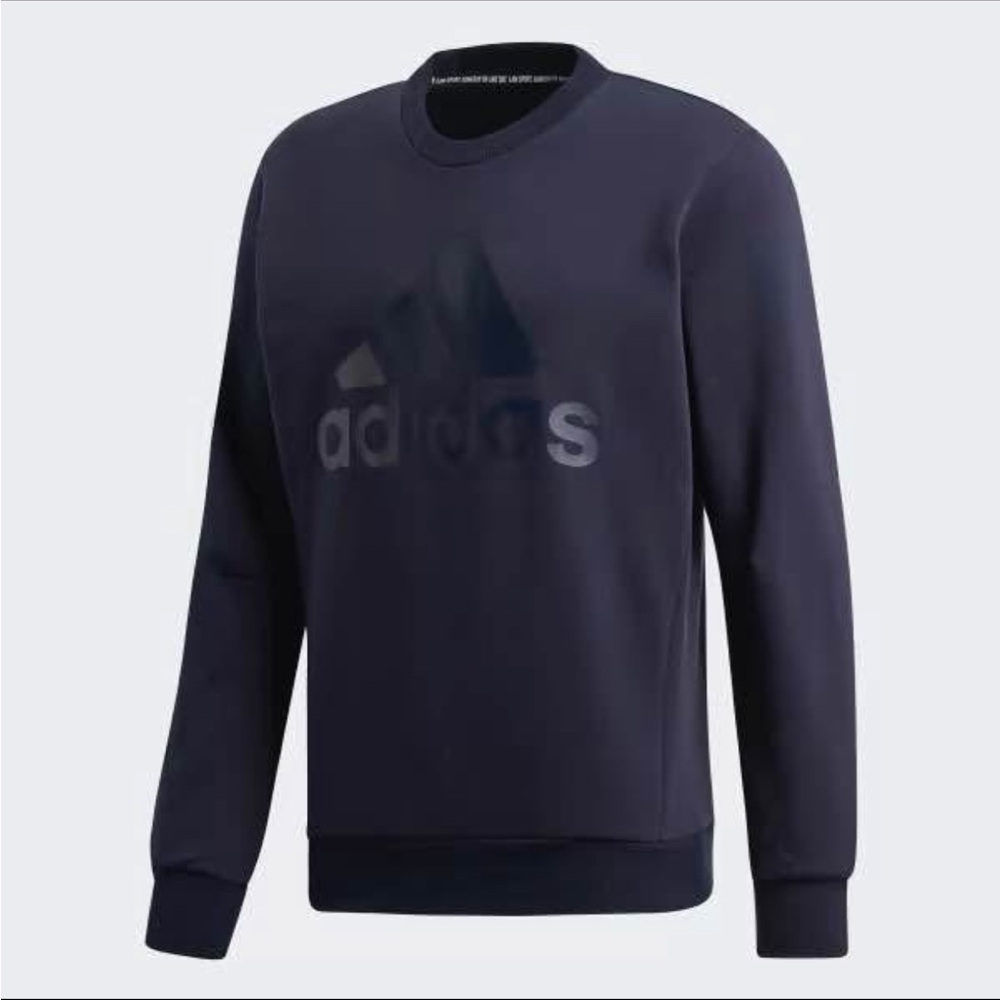 Adidas Navy Pullover Men’s Sweater Size Large
